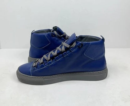 Balenciaga Arena Leather Electric Blue Sneakers UK 6