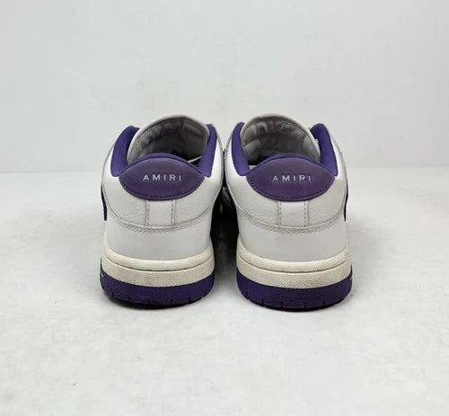 Amiri Skel Top Low White/Purple Sneakers UK 7