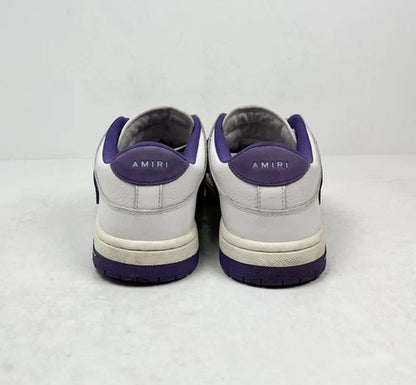 Amiri Skel Top Low White/Purple Sneakers UK 7