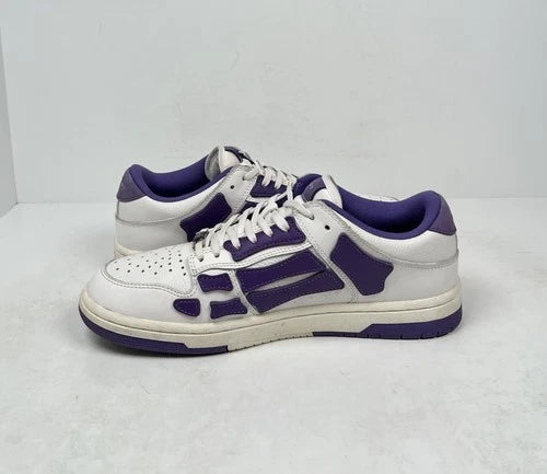 Amiri Skel Top Low White/Purple Sneakers UK 7