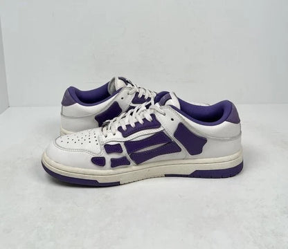 Amiri Skel Top Low White/Purple Sneakers UK 7