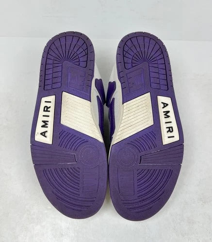 Amiri Skel Top Low White/Purple Sneakers UK 7