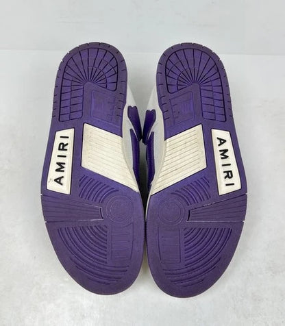 Amiri Skel Top Low White/Purple Sneakers UK 7