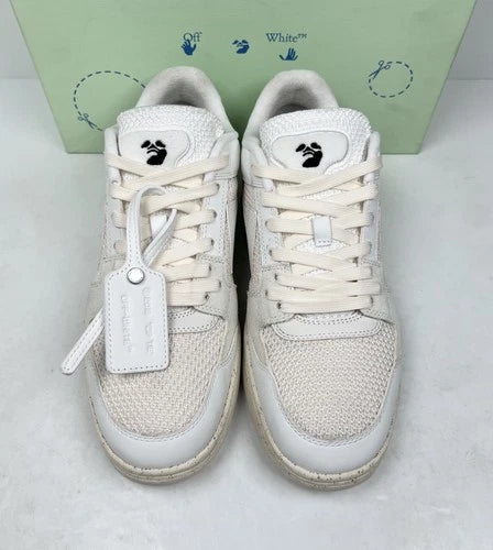 Off-White Out Of Office Slim White Beige Sneakers UK 10