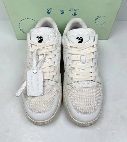 Off-White Out Of Office Slim White Beige Sneakers UK 10