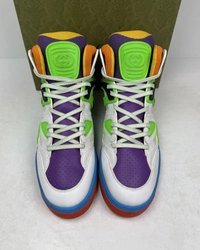 Gucci Basket White Demetra Multicolor UK 6