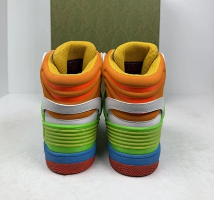 Gucci Basket White Demetra Multicolor UK 6