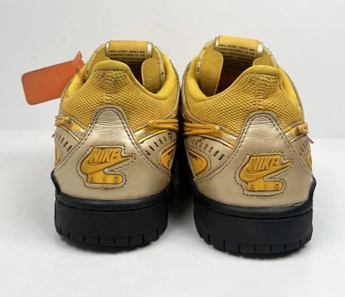 Nike Off-White x Air Rubber Dunk University Gold UK 7
