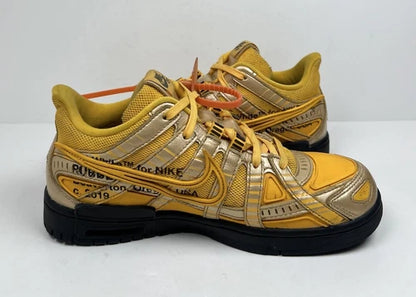 Nike Off-White x Air Rubber Dunk University Gold UK 7