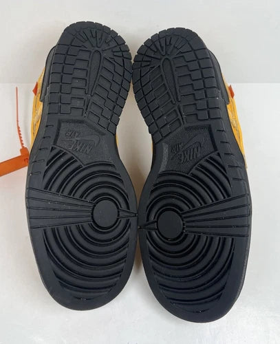 Nike Off-White x Air Rubber Dunk University Gold UK 7