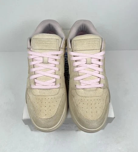 Off-White Out Of Office Beige Suede Sneakers UK 7