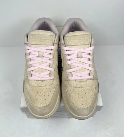 Off-White Out Of Office Beige Suede Sneakers UK 7