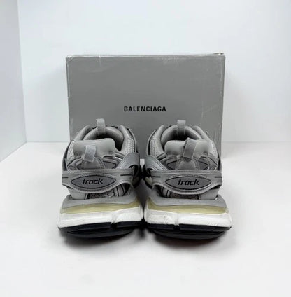 Balenciaga Track Metallic Silver Sneakers