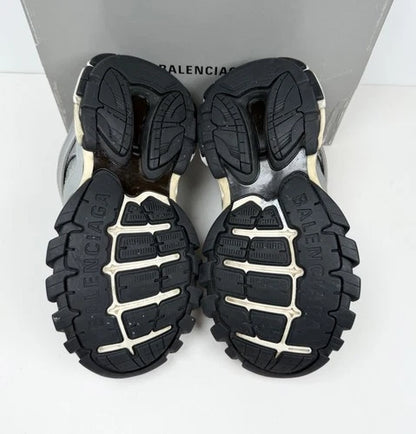 Balenciaga Track Metallic Silver Sneakers