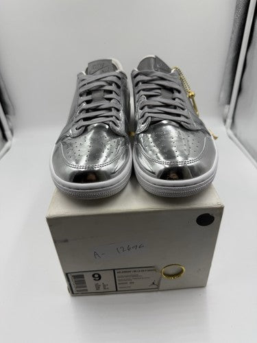 Air Jordan 1 Retro OG Pinnacle Low Metallic Silver UK 7.5