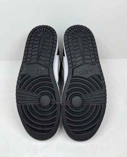 Air Jordan 1 SE Mid Black White Metallic Silver