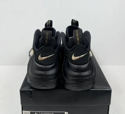 Nike Air Foamposite Pro Black Metallic Gold