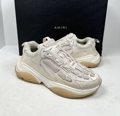 Amiri Bone Runner Mixed White Sneakers UK 7