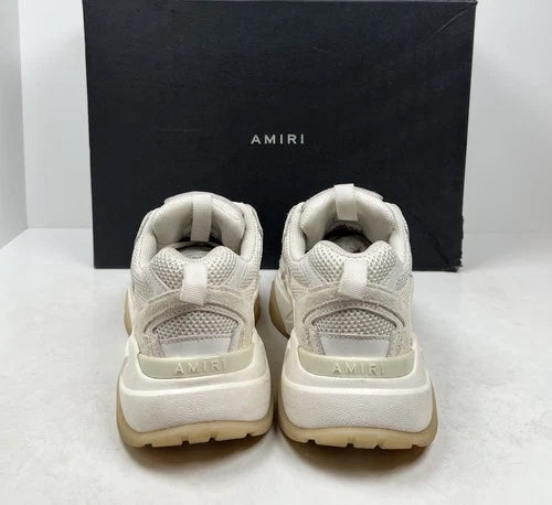 Amiri Bone Runner Mixed White Sneakers UK 7