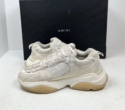 Amiri Bone Runner Mixed White Sneakers UK 7