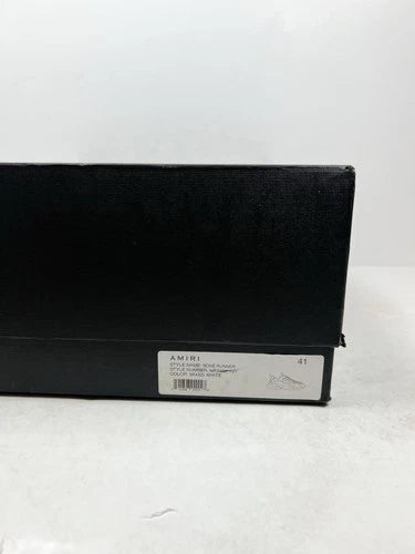 Amiri Bone Runner Mixed White Sneakers UK 7